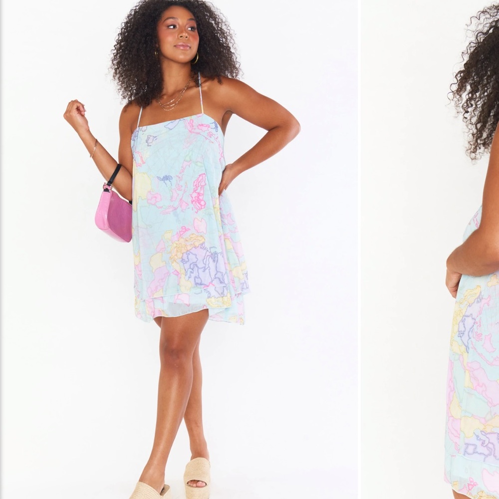 SHOW ME YOUR MUMU World Tour mini dress